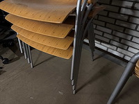Thonet kantinestoel (4x) - afbeelding 1 van  1