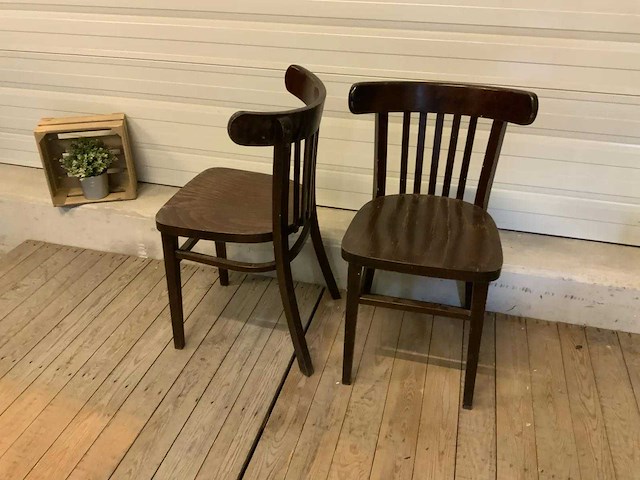 “thonet” stoel (3x) - afbeelding 1 van  4