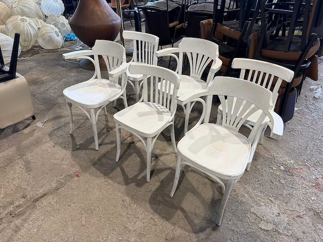 "thonet" stoel (6x) - afbeelding 1 van  3
