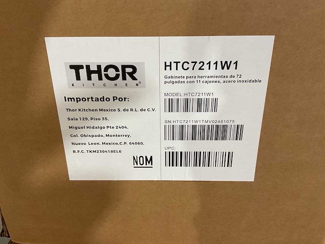 Thor - htc7211w1 - 72” - werkbank - afbeelding 7 van  12