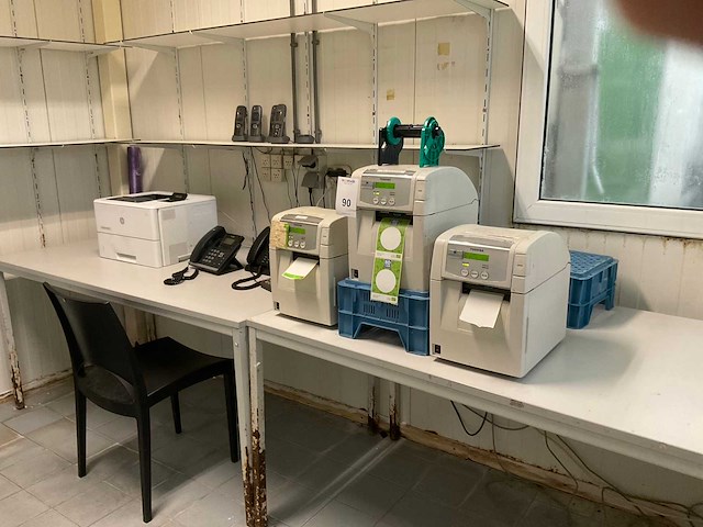 Thoshiba labelprinter (3x) - afbeelding 1 van  8