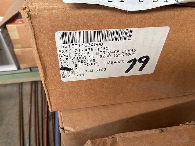 Threaded straight pin (267x) - afbeelding 4 van  5