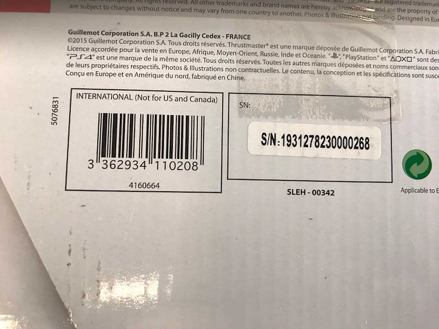 Thrustmaster mix model racing wheels & flight sticks (defect) - check description (6x) - afbeelding 33 van  39