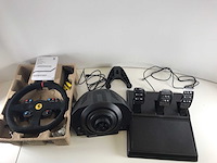 Thrustmaster (t300) ferrari integral racing wheels alcantra edition (defect) (2x) - afbeelding 4 van  9