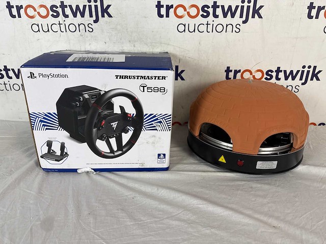 Thrustmaster t598-p – force-feedback racestuurset | emerio pizzarette origineel – 6-persoons pizza-oven - afbeelding 1 van  2