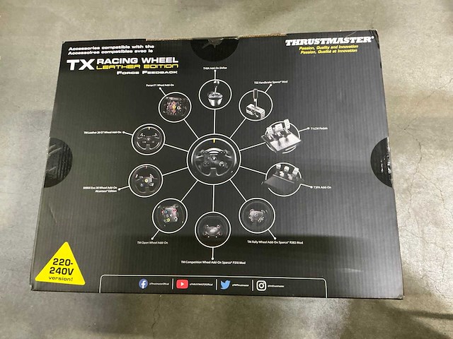 Thrustmaster tx racing wheel leather edition - afbeelding 3 van  4