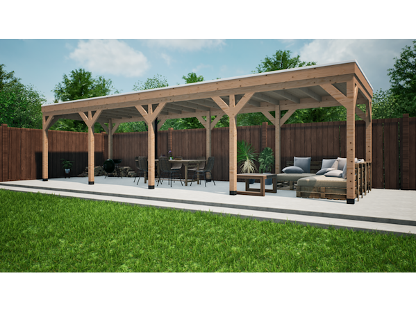 Thuisbezorgveiling van onder andere veranda's en tuinoverkappingen