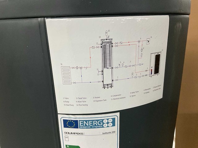 Thuisstroom solitank 200 buffertank - afbeelding 3 van  10