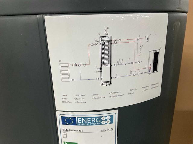 Thuisstroom solitank 200 buffertank - afbeelding 4 van  10