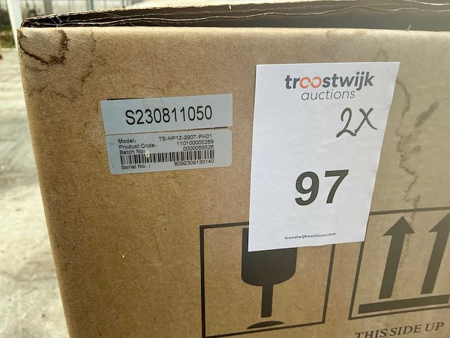 Thuisstroom ts-hp12-290t-ph01 warmtepomp (2x) - afbeelding 2 van  11