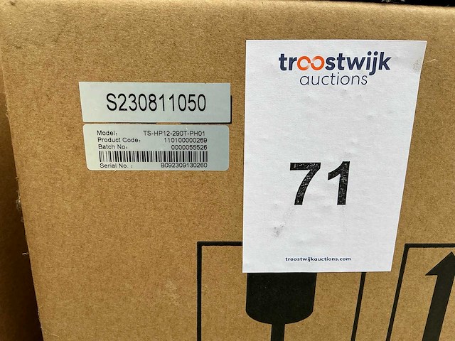 Thuisstroom ts-hp12-290t-ph01 warmtepomp - afbeelding 2 van  10