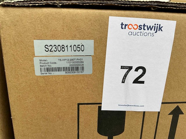 Thuisstroom ts-hp12-290t-ph01 warmtepomp - afbeelding 2 van  10