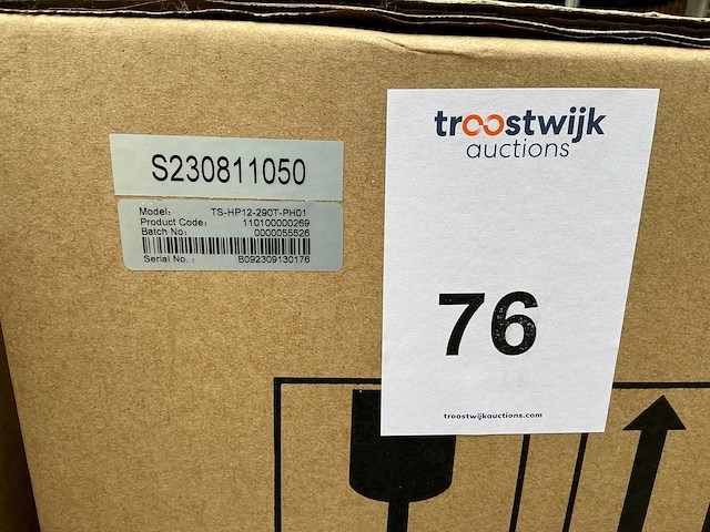 Thuisstroom ts-hp12-290t-ph01 warmtepomp - afbeelding 10 van  10