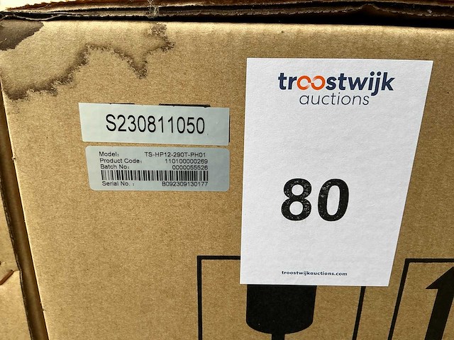 Thuisstroom ts-hp12-290t-ph01 warmtepomp - afbeelding 2 van  10