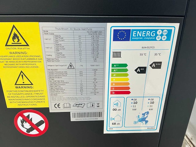 Thuisstroom ts-hp12-t290-vs01 warmtepomp - afbeelding 5 van  9