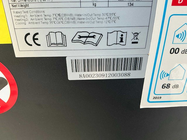 Thuisstroom ts-hp12-t290-vs01 warmtepomp - afbeelding 8 van  8