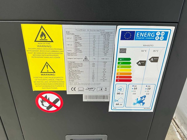Thuisstroom ts-hp12-t290m-vs01 warmtepomp - afbeelding 2 van  8