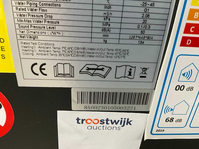 Thuisstroom ts-hp12-t290m-vs01 warmtepomp - afbeelding 2 van  12