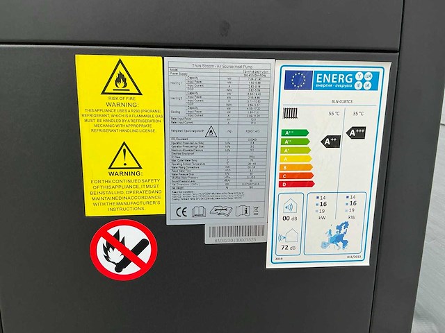Thuisstroom ts-hp18-290t-vs01 warmtepomp - afbeelding 4 van  10