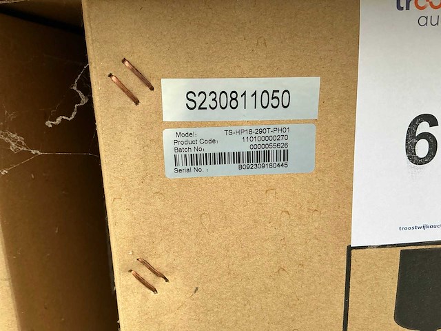 Thuisstroom ts-hp18-t290-ph01 warmtepomp - afbeelding 8 van  8