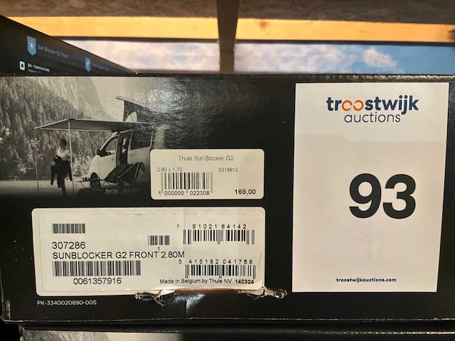 Thule g2 voorwand sunblocker - afbeelding 3 van  3