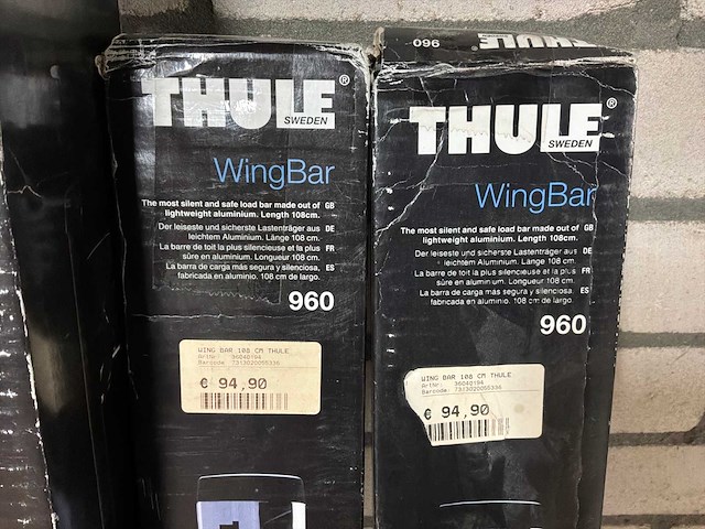 Thule smart rack 785 / wingbar 960 dakdragers (3x) - afbeelding 2 van  2