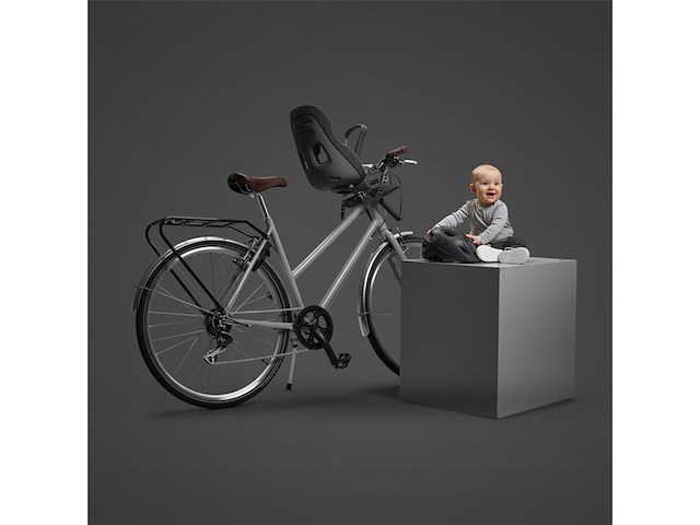 Thule yepp nexxt 2 mini fietszitje monument zwart - afbeelding 3 van  4
