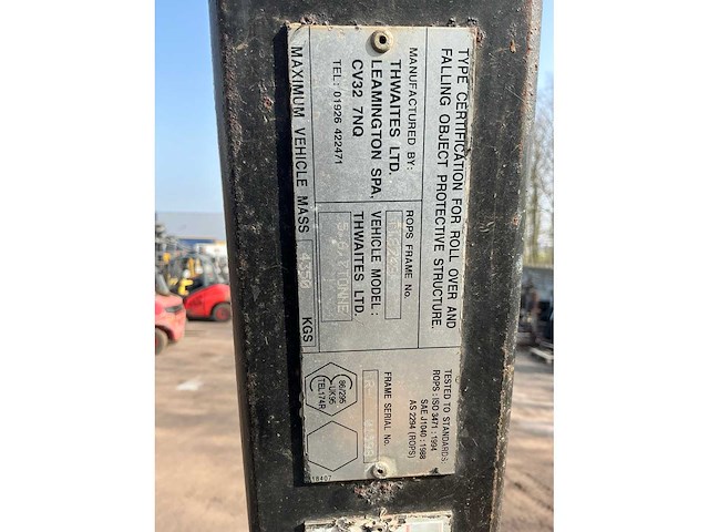 Thwaites 6t dumper - afbeelding 18 van  33