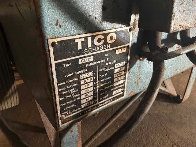 Tico cd12 elektrode lasapparaat - afbeelding 2 van  2