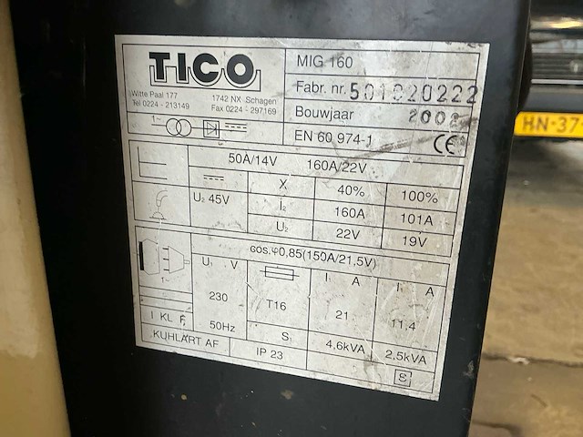 Tico mig 160 elektrode lasapparaat - afbeelding 6 van  14