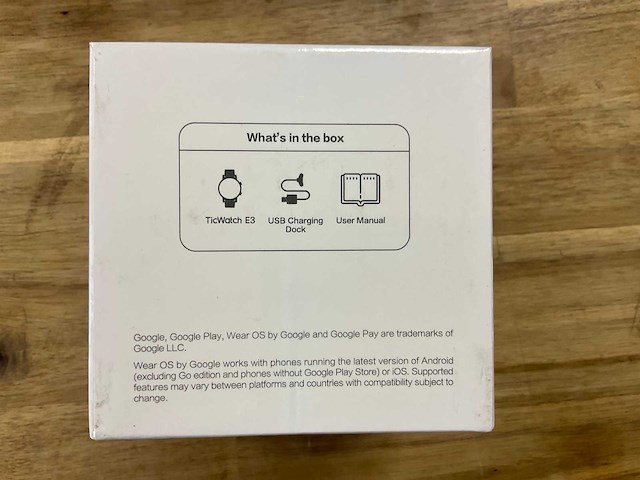 Ticwatch e3 smartwatch - afbeelding 3 van  4