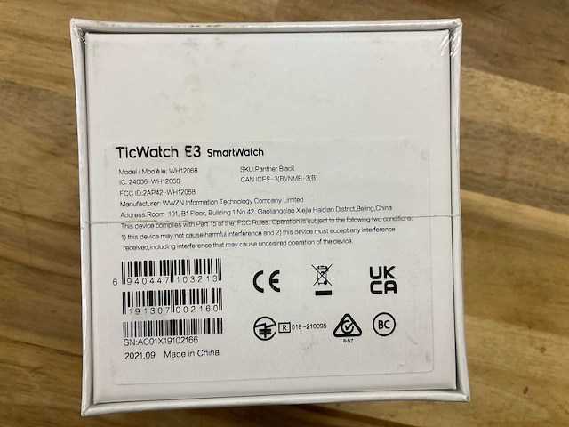 Ticwatch e3 smartwatch - afbeelding 3 van  3