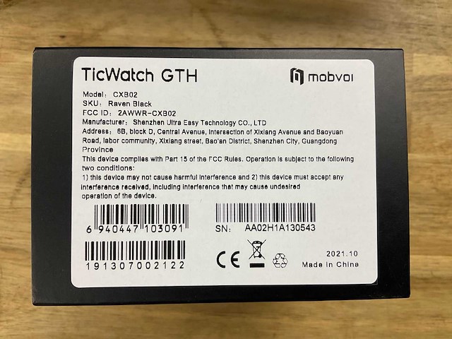 Ticwatch gth smartwatch - afbeelding 2 van  3