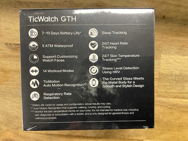 Ticwatch gth smartwatch - afbeelding 2 van  3