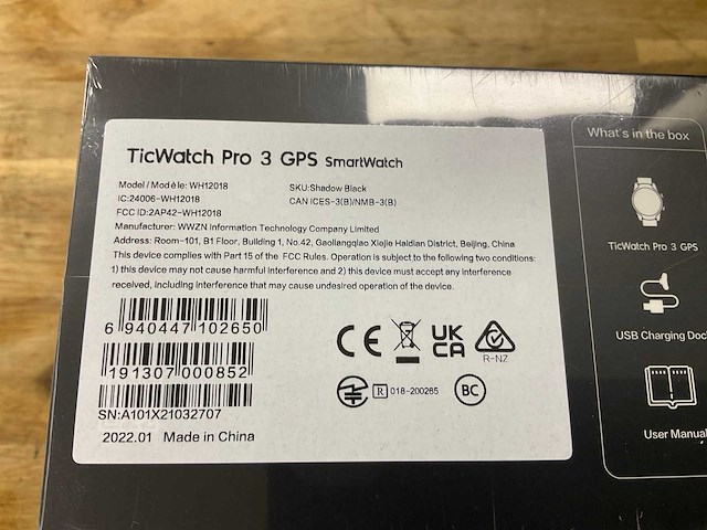 Ticwatch pro 3 gps smartwatch - afbeelding 5 van  5