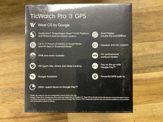 Ticwatch pro 3 gps smartwatch - afbeelding 2 van  3
