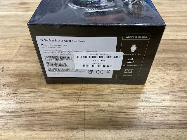 Ticwatch pro 3 ultra shadow black - afbeelding 3 van  3