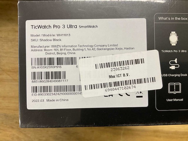 Ticwatch pro 3 ultra smartwatch - afbeelding 3 van  3
