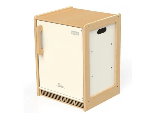 Tidlo educatief houten speelgoed koelkast - afbeelding 1 van  3