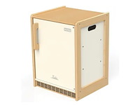 Tidlo educatief houten speelgoed koelkast - afbeelding 1 van  3