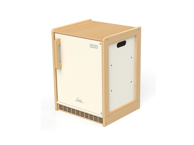 Tidlo educatief houten speelgoed koelkast - afbeelding 1 van  4