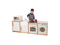 Tidlo educatief houten speelgoed koelkast - afbeelding 2 van  4