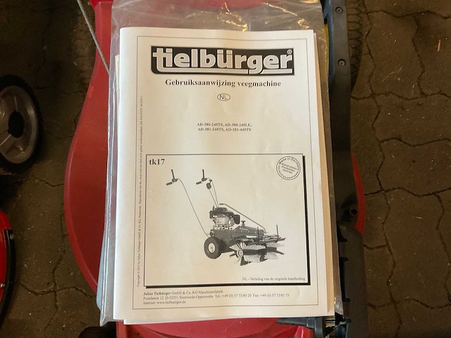 Tielbürger tk17 zelfrijdende veegmachine - afbeelding 6 van  6