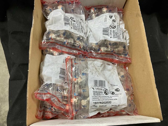 Tiemme t stuk 1607n202020 messing koppeling - afbeelding 1 van  2