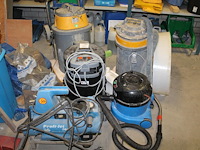 Tien apparaten waaronder vier waterstofzuigers ghibli, stofzuiger numatic, compressor profi-jet en stofzuig... - afbeelding 1 van  5