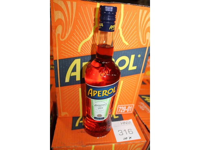 Tien dozen aperol. 60 flessen. - afbeelding 3 van  3