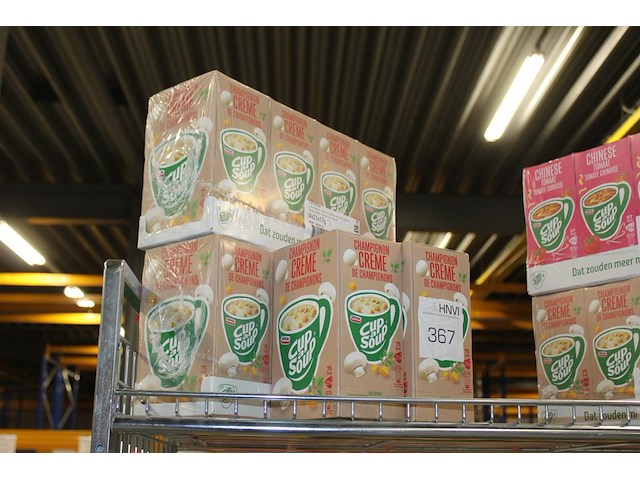 Tien dozen cup-a-soup champignon creme. - afbeelding 2 van  2
