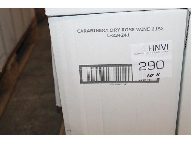 Tien dozen rosé wijn carabinera. 24 flessen. - afbeelding 3 van  3