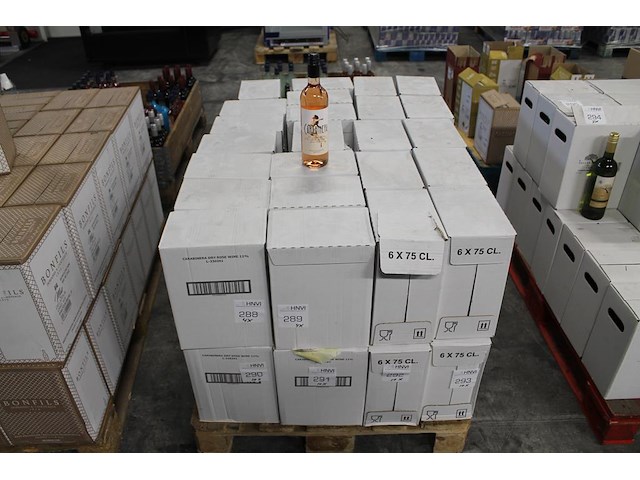 Tien dozen rosé wijn carabinera. 24 flessen. - afbeelding 1 van  3