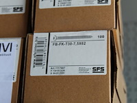 Tien dozen schroeven sfs fb-fk-t30-7,5x62 mm. - afbeelding 2 van  2